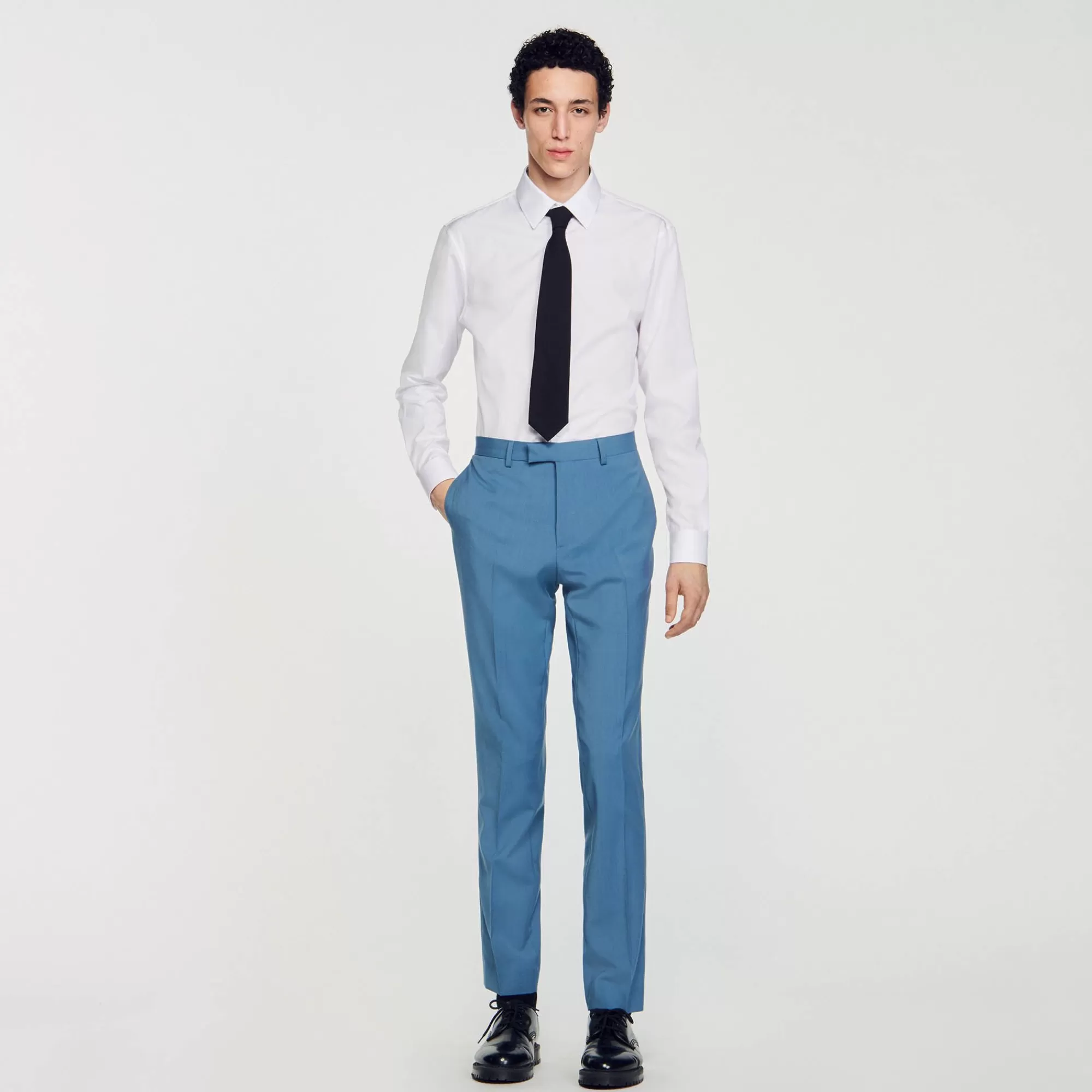 Homem Sandro Paris Calça De Traje