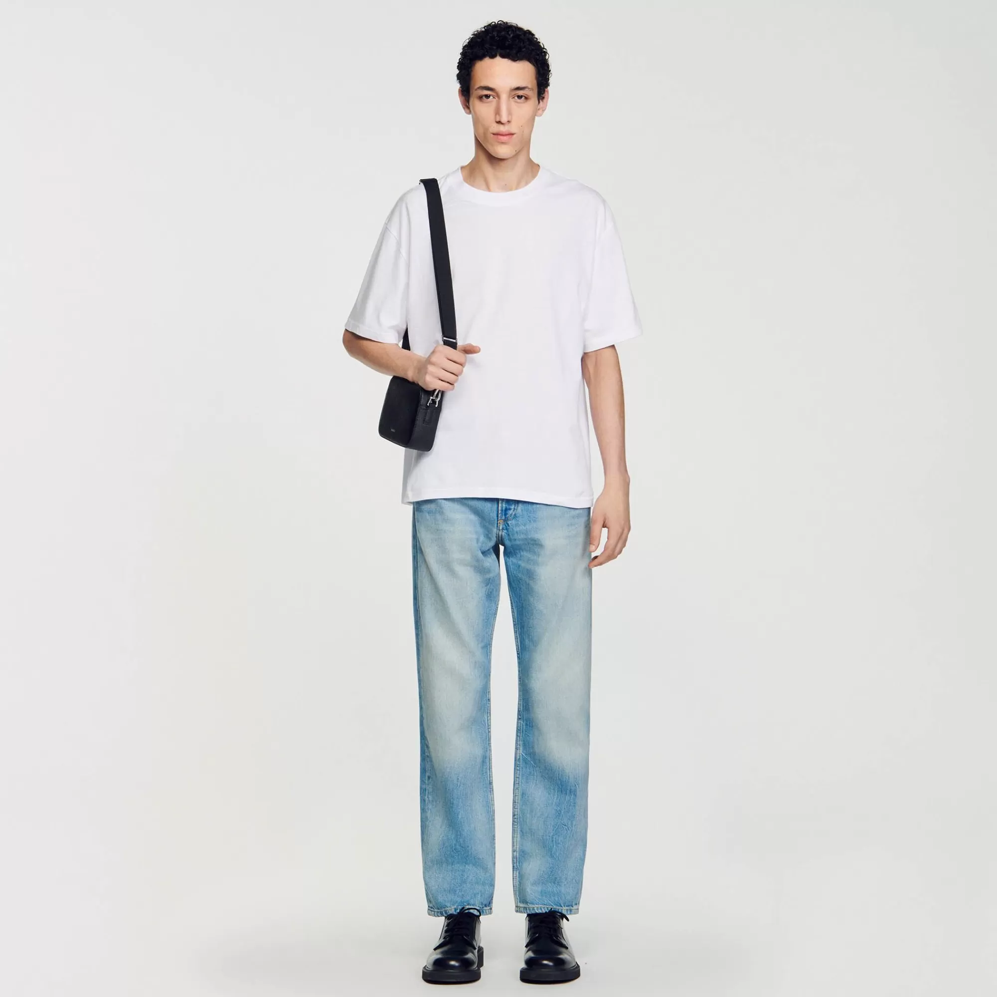 Homem Sandro Paris Camiseta Grande