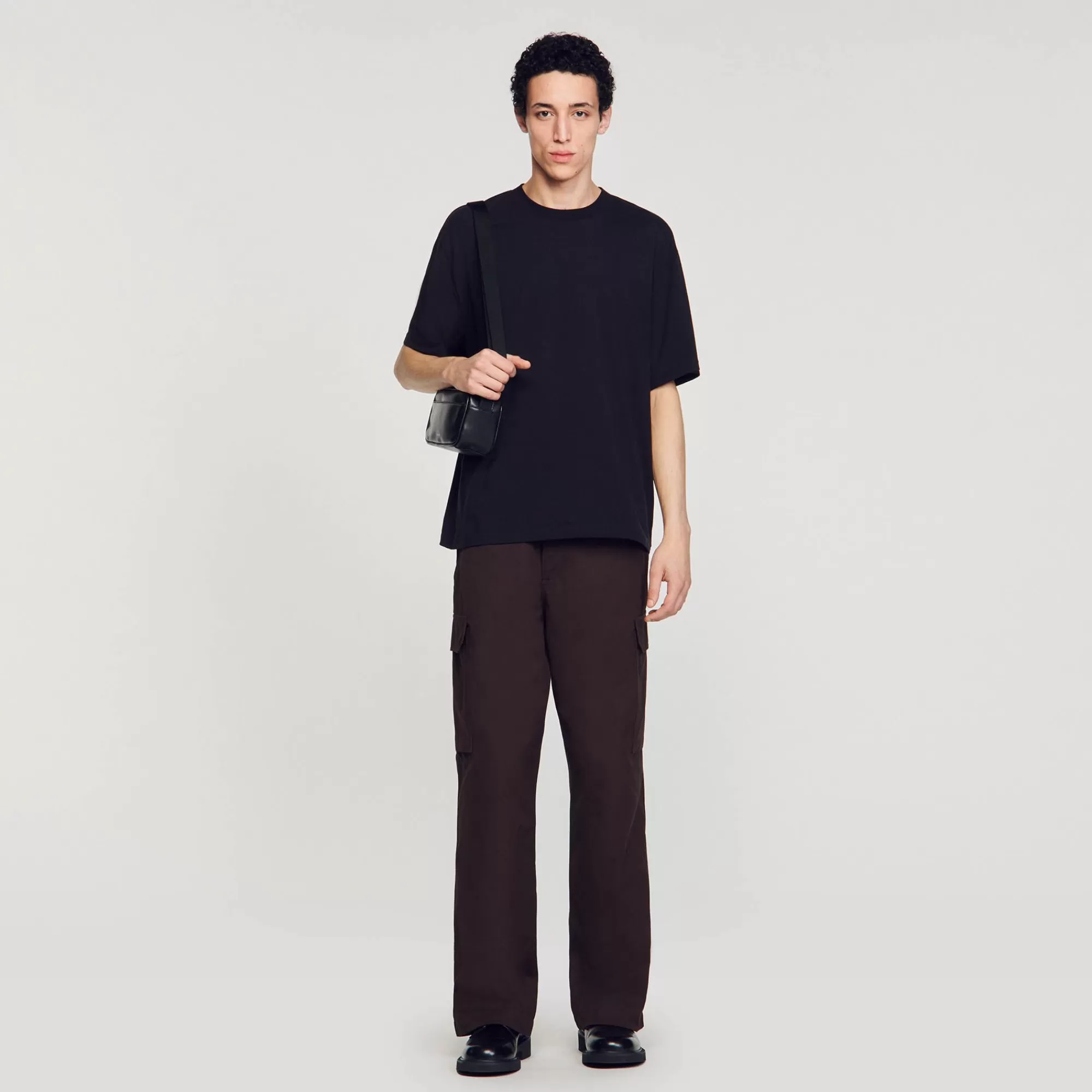 Homem Sandro Paris Camiseta Grande